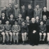 In the first class (5th grade) of the Jesuit school, 1947/45. Václav Wagner third from the left, middle row.