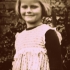 Hana Fousová, nee Reinvald, as a child