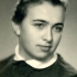 Jana Rohlíková, graduation photo, 1956
