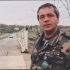 Pplk. Štefan Jangl pri moste postavenom Slovákmi pri východoslovenskej obci Berak, 1997