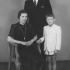Pamětník Miroslav Čuban ve svém dětství s rodiči Františkem Čubanem a Hanou Čubanovou v roce 1943
