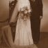 Svatební fotografie manželů Cáskových, Prostějov, 1943