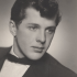 Vladimír Knob na konci středoškolských studií roku 1958
