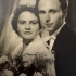 Wedding photo with Miroslav Buřt, 1960
