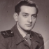 Miroslav Vošvrda during his military service, 1958