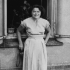 Věra Šedivá on a farm in Proseč, 1940s